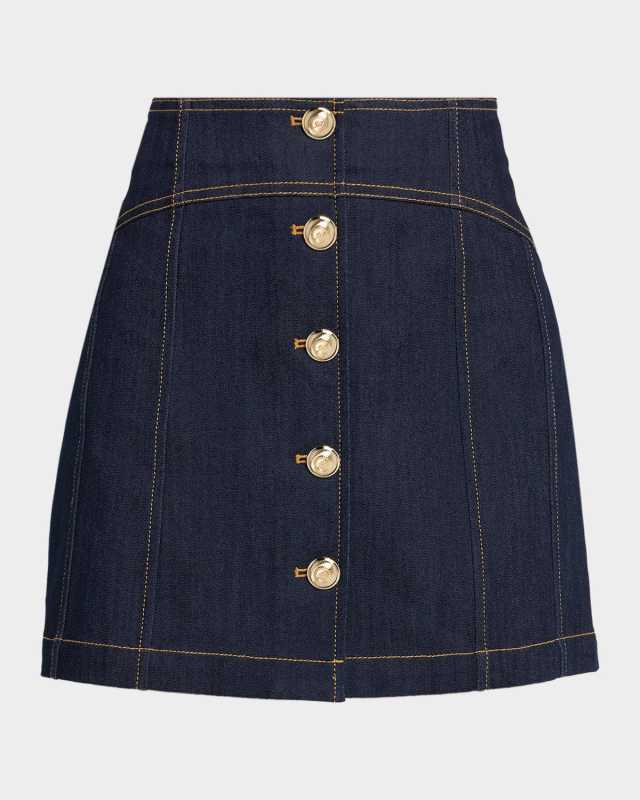 Claudia Denim Mini Skirt